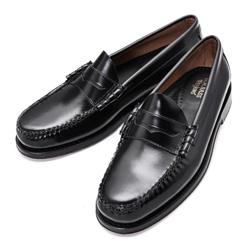 ローファー | 11010H LARSON / BLACK (LEATHER SOLE) - G.H.BASS