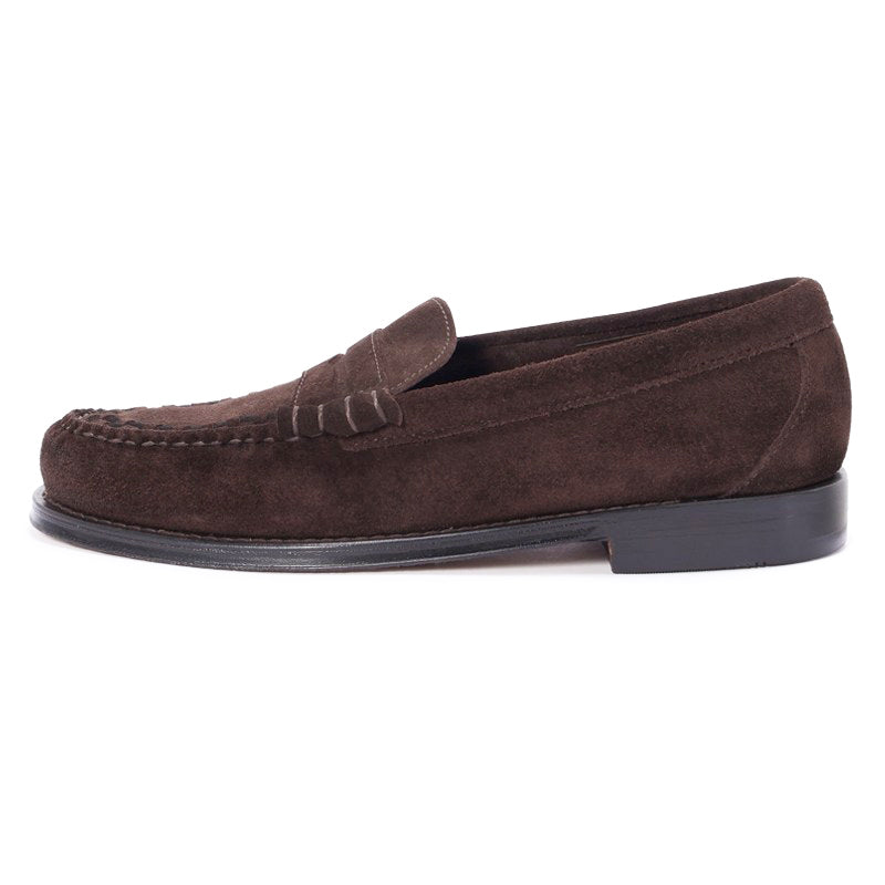 11012F / SUEDE CHOCOLATE (LEATHER SOLE) - G.H.BASS