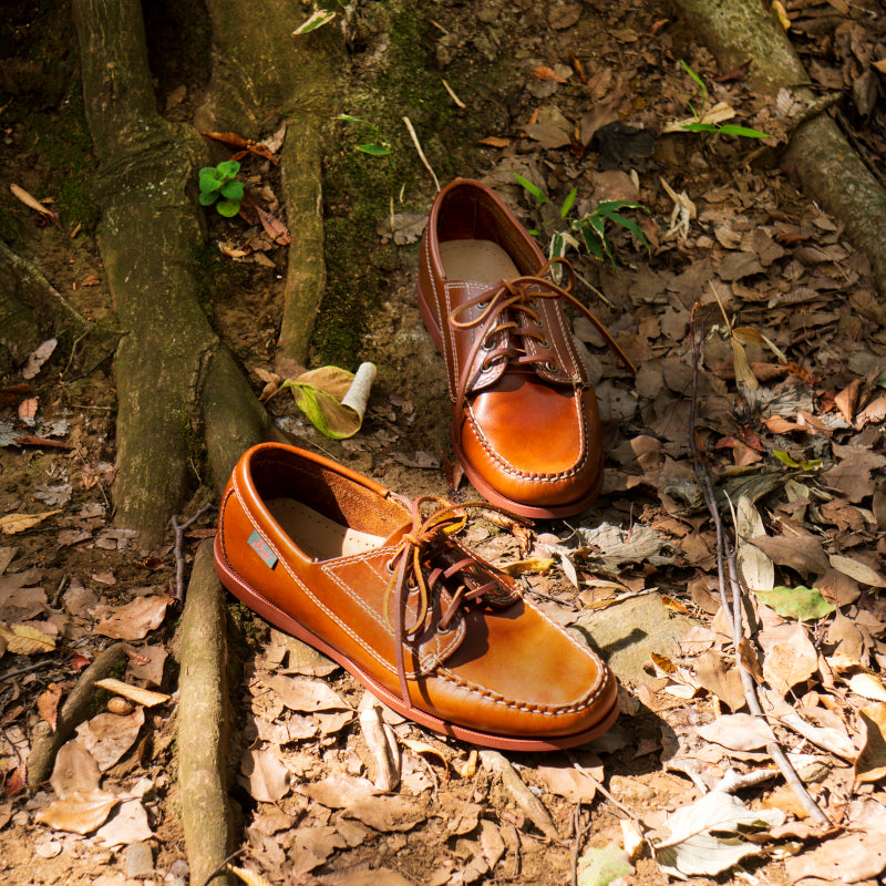 カジュアルシューズ | 12011 CAMP MOC / MID BROWN (RUBBER SOLE