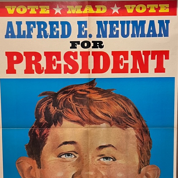 MAD MAGAZINE Alfred E.Neuman Vintage VOTE Poster マッドマガジン