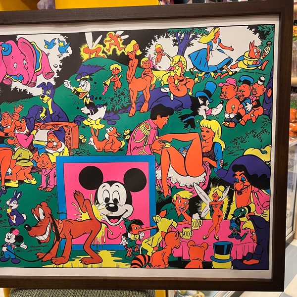 The Disneyland Memorial Orgy サイケデリックポスター 1970年代製