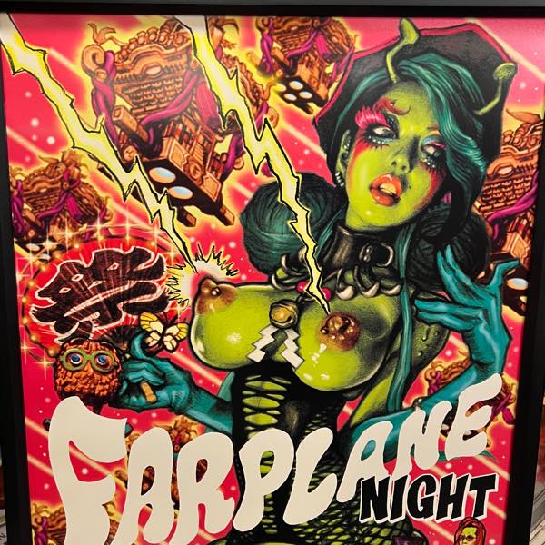 FARPLANE NIGHT SPARKLE オフセット&スクリーン ポスター | アメリカン