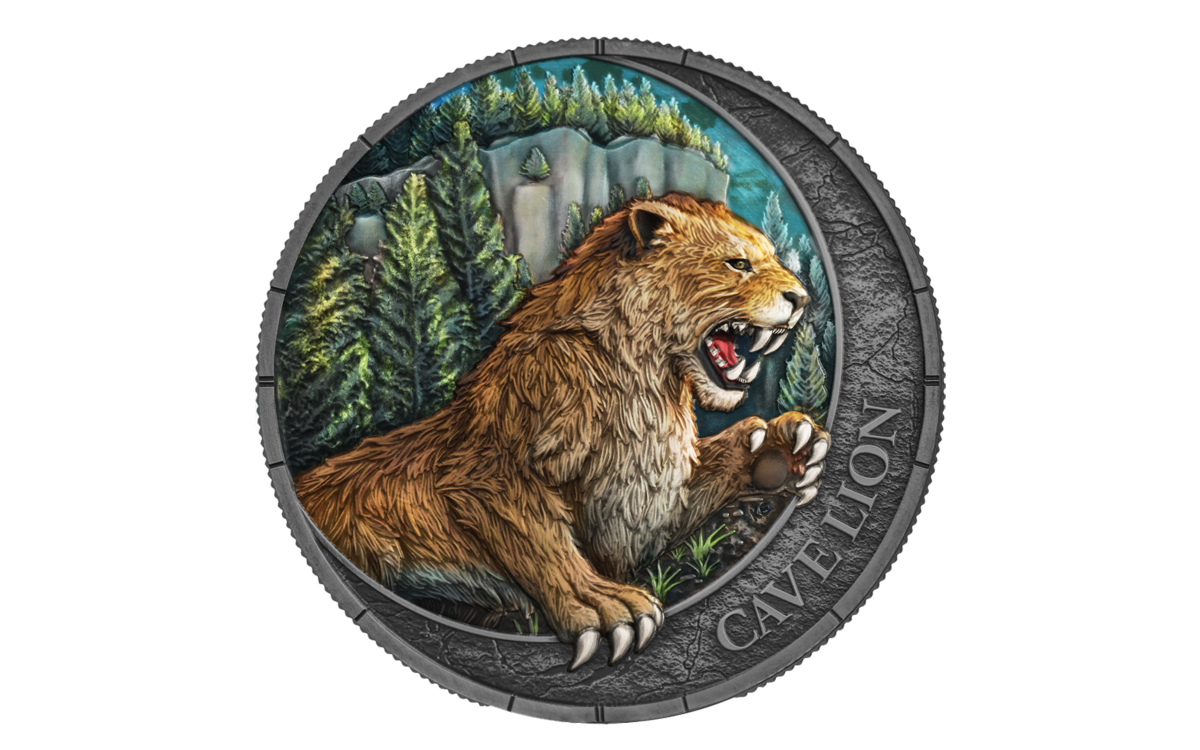 2024 Fiji $1 1-oz Silver China Whiskered Dragon UHR Antiqued NGC