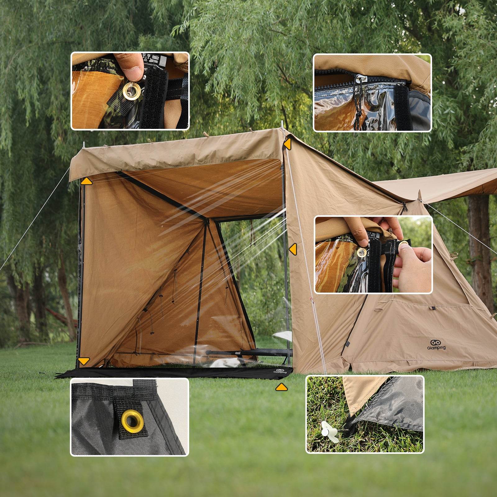 GOGlamping G・G PUP2.0 パップテント＆専用TPU幕 【テントセット】