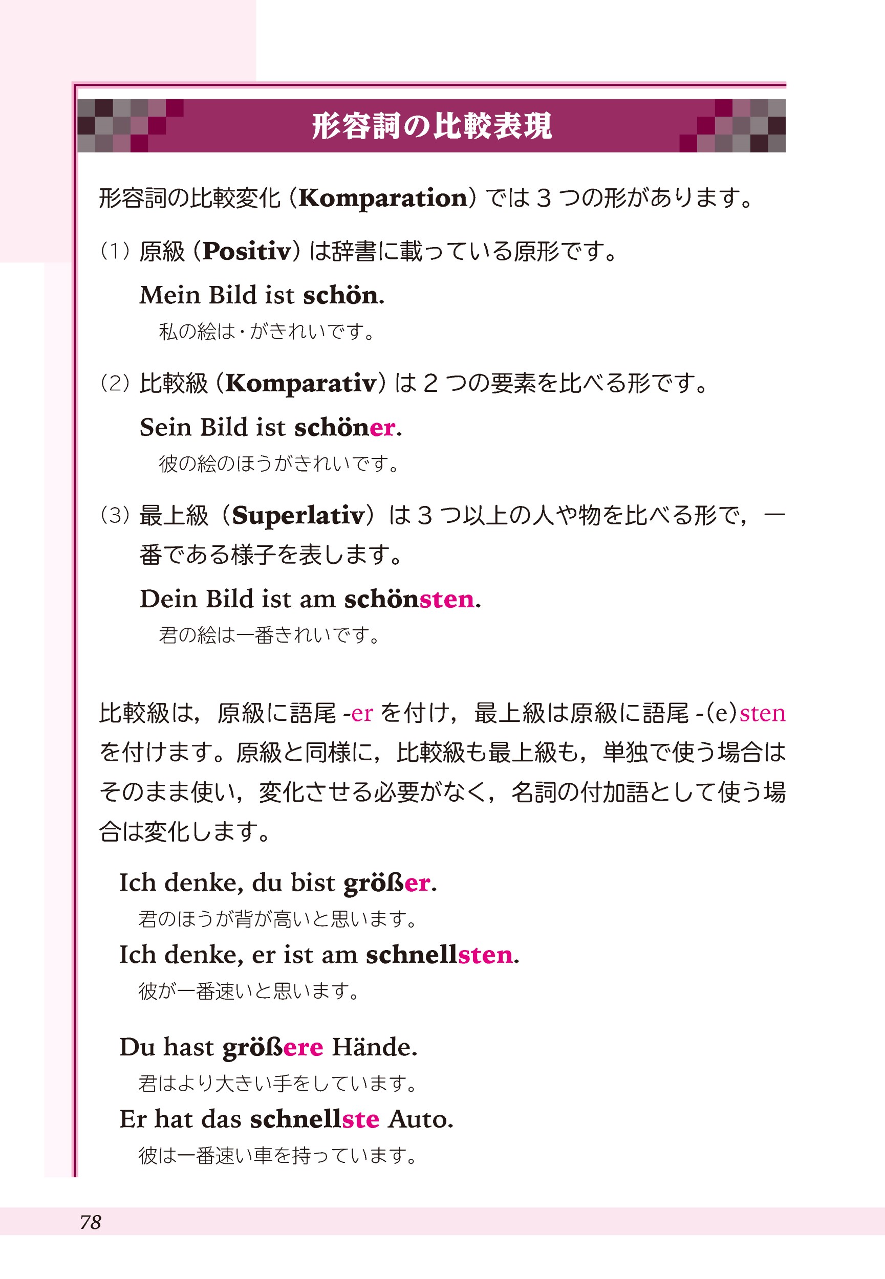 語研 『初級者から上級者まで必携 ドイツ語文法大全』⽥中雅敏＋