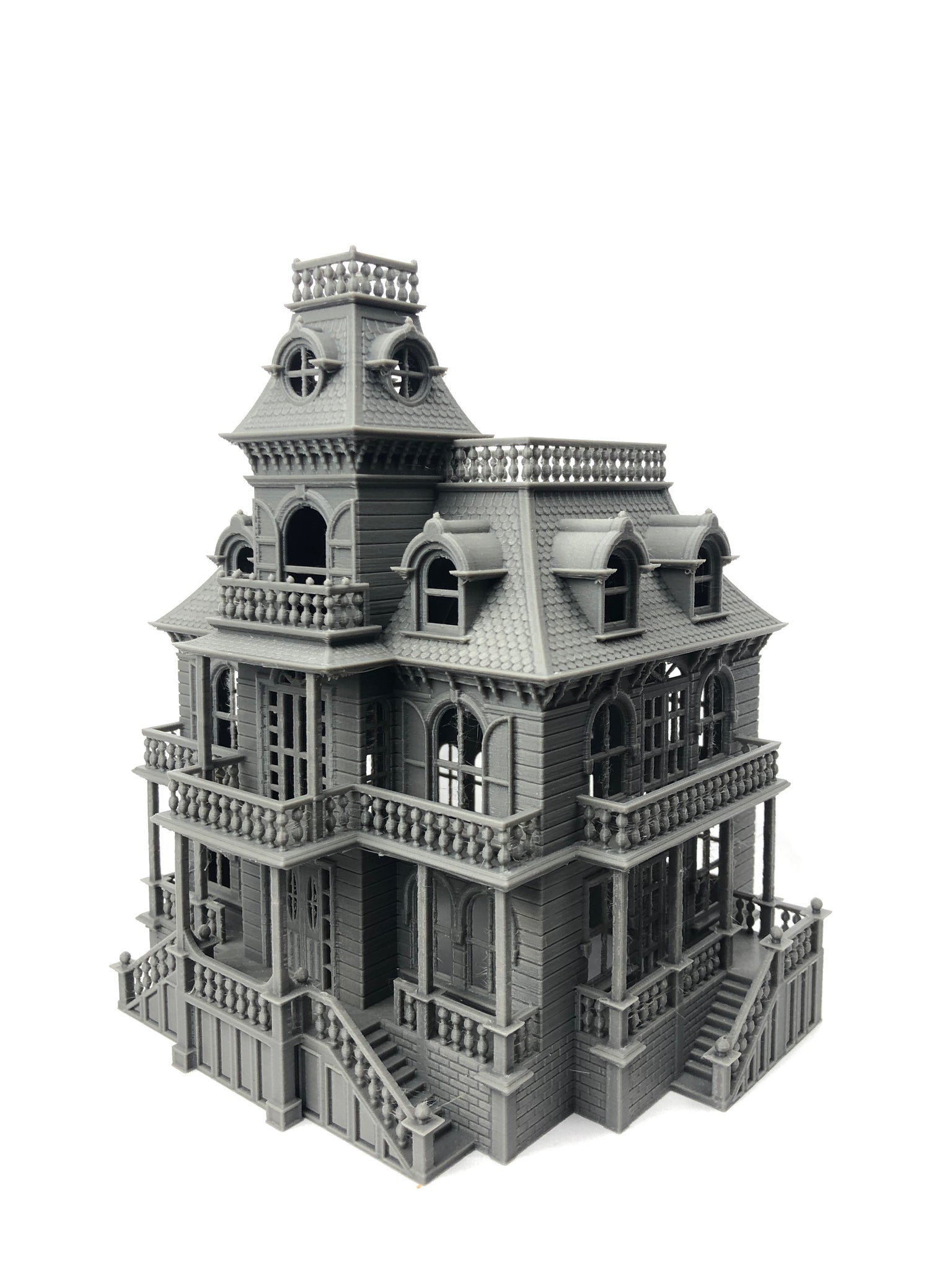 LARGE O-Scale Miniature Victorian Collection #4 - Dark Gray