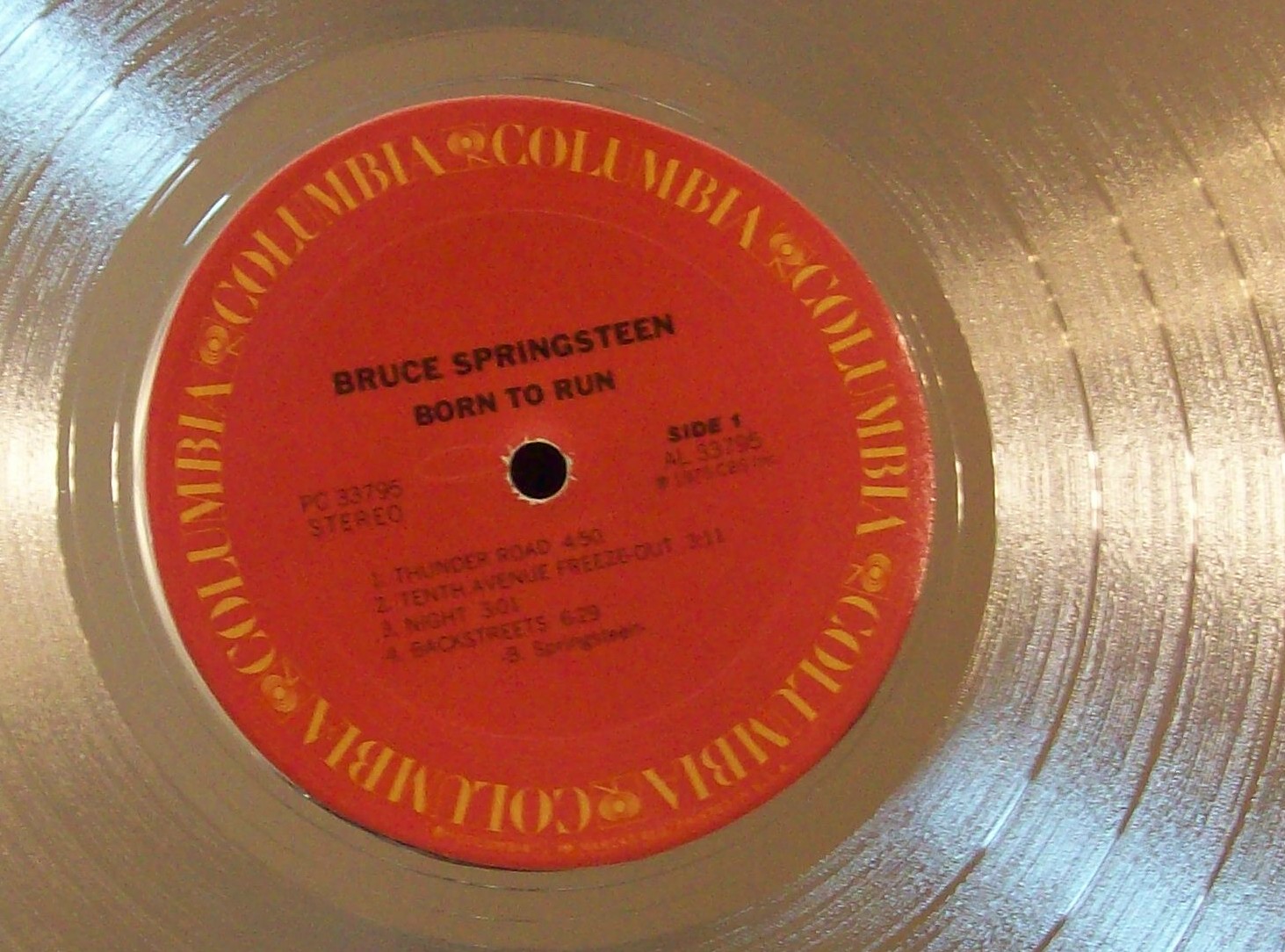 Bruce Springsteen Born To Run Gold To Record