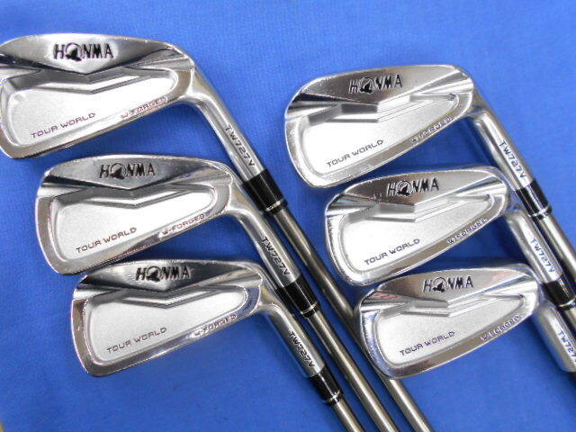 本間ゴルフ ホンマゴルフ 中古アイアンセット TOUR WORLD TW727V 6本の