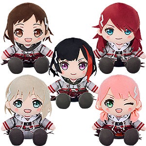 ぬいぐるみ Afterglow 美竹 蘭/青葉 モカ/上原 ひまり/宇田川 巴/羽沢