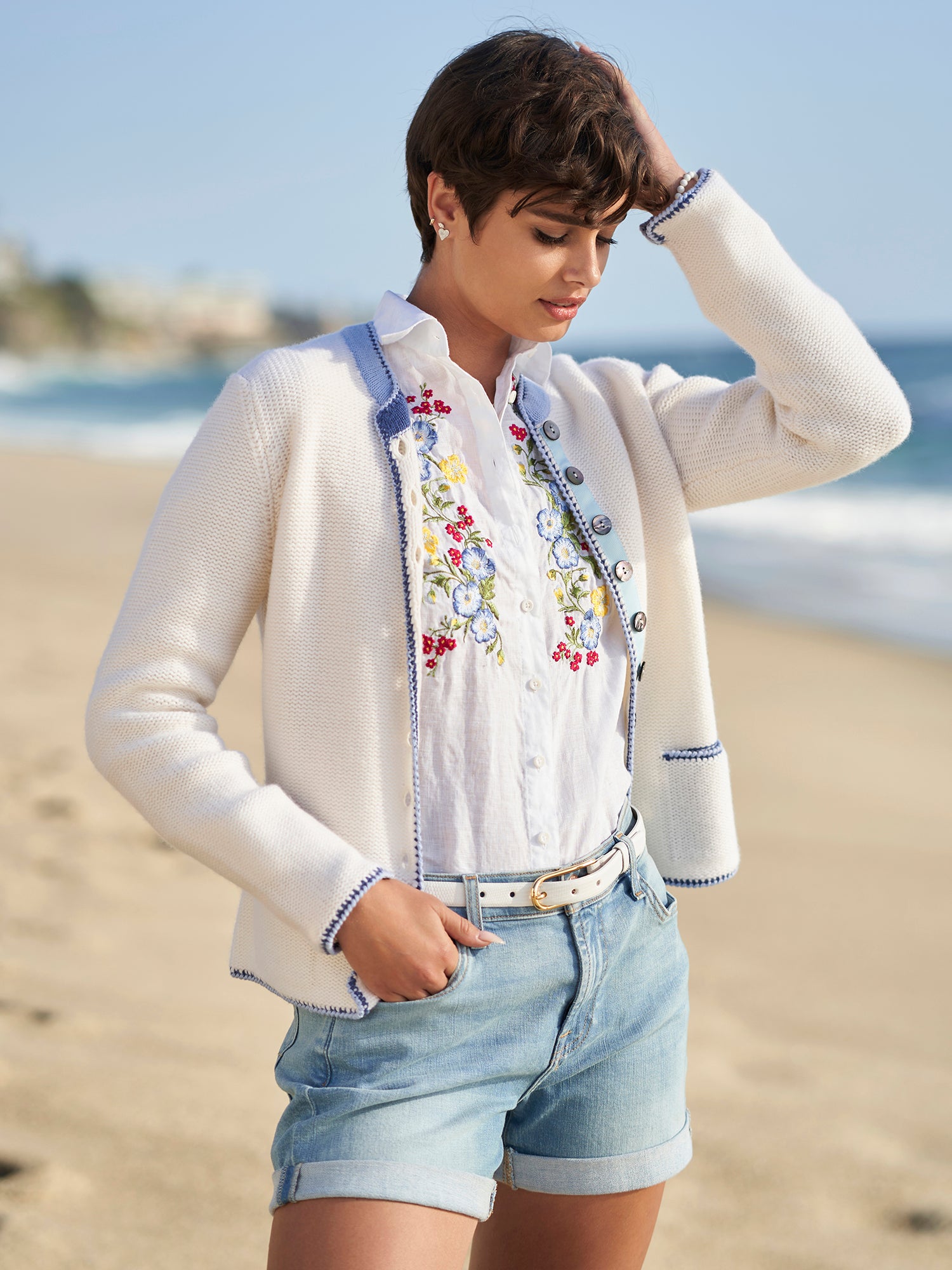 Millie Embroidered Linen Shirt – Gorsuch