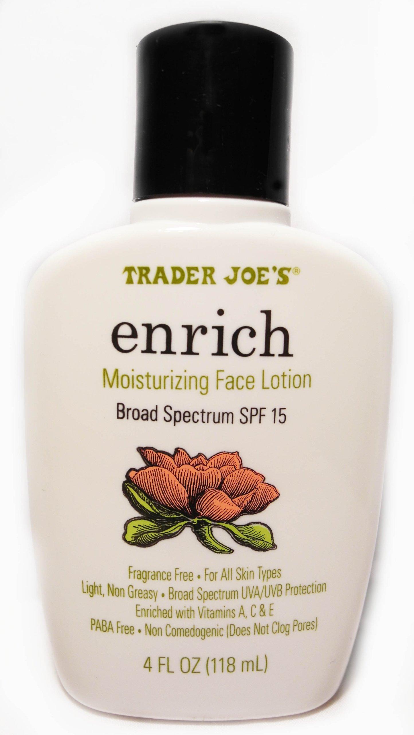Trader Joe's Enrich Moisturizing Face Lotion SPF 15 | Broad