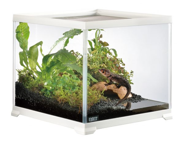 奥行きが広くレイアウト、メンテナンスがしやすい「レプテリアホワイト