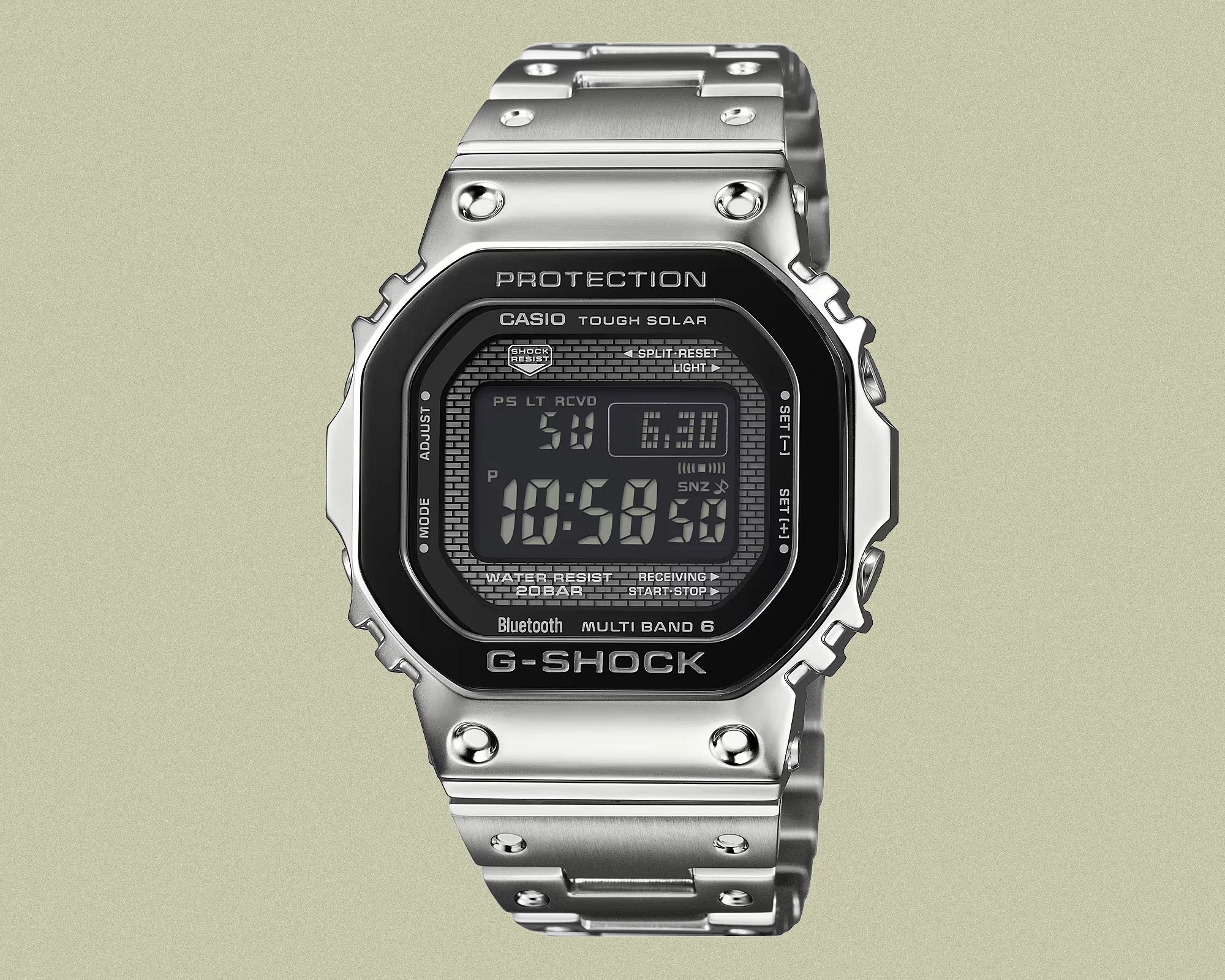 G-Shock's Original Watch Finally Gets the All-Metal Monochrome