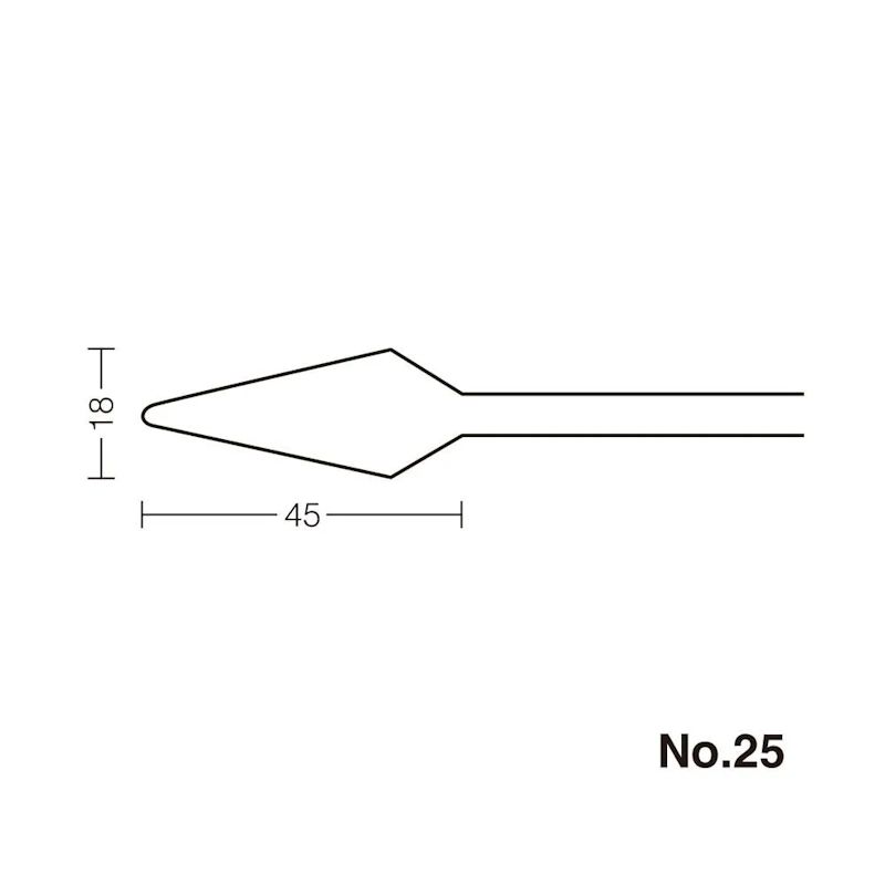 プラスチックペインティングナイフ No.25 【画材の通販は画材販売.jp】