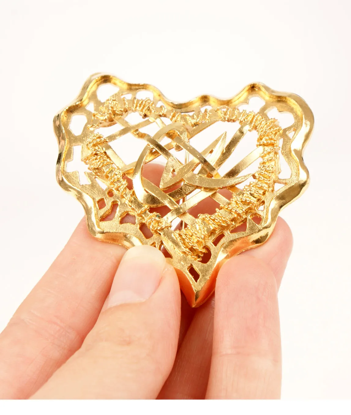 Christian Lacroix CL Heart Brooch | Gadelles Vintage