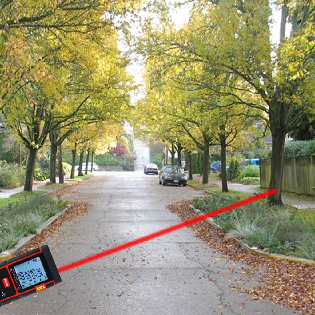 X01RZ-E60 Digital 60 Meter Laser Distance Area Volume Pythagorean