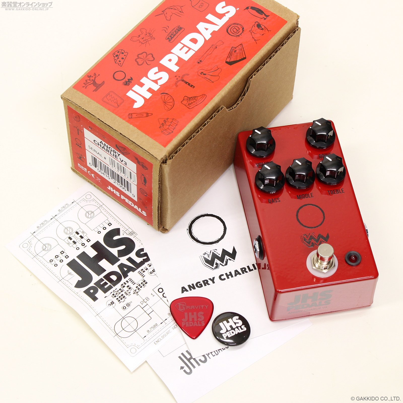 JHS Pedals Angry Charlie V3 - 楽器堂オンラインショップ