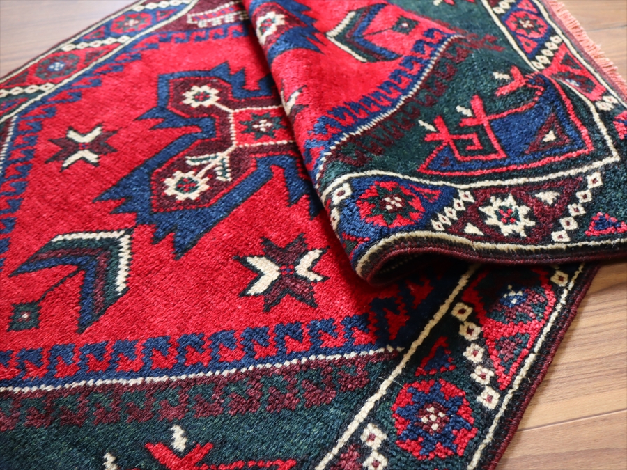 トルコ絨毯 ヴィンテージラグ 133×70cm ドゥシュメアルトゥ / ガラタ