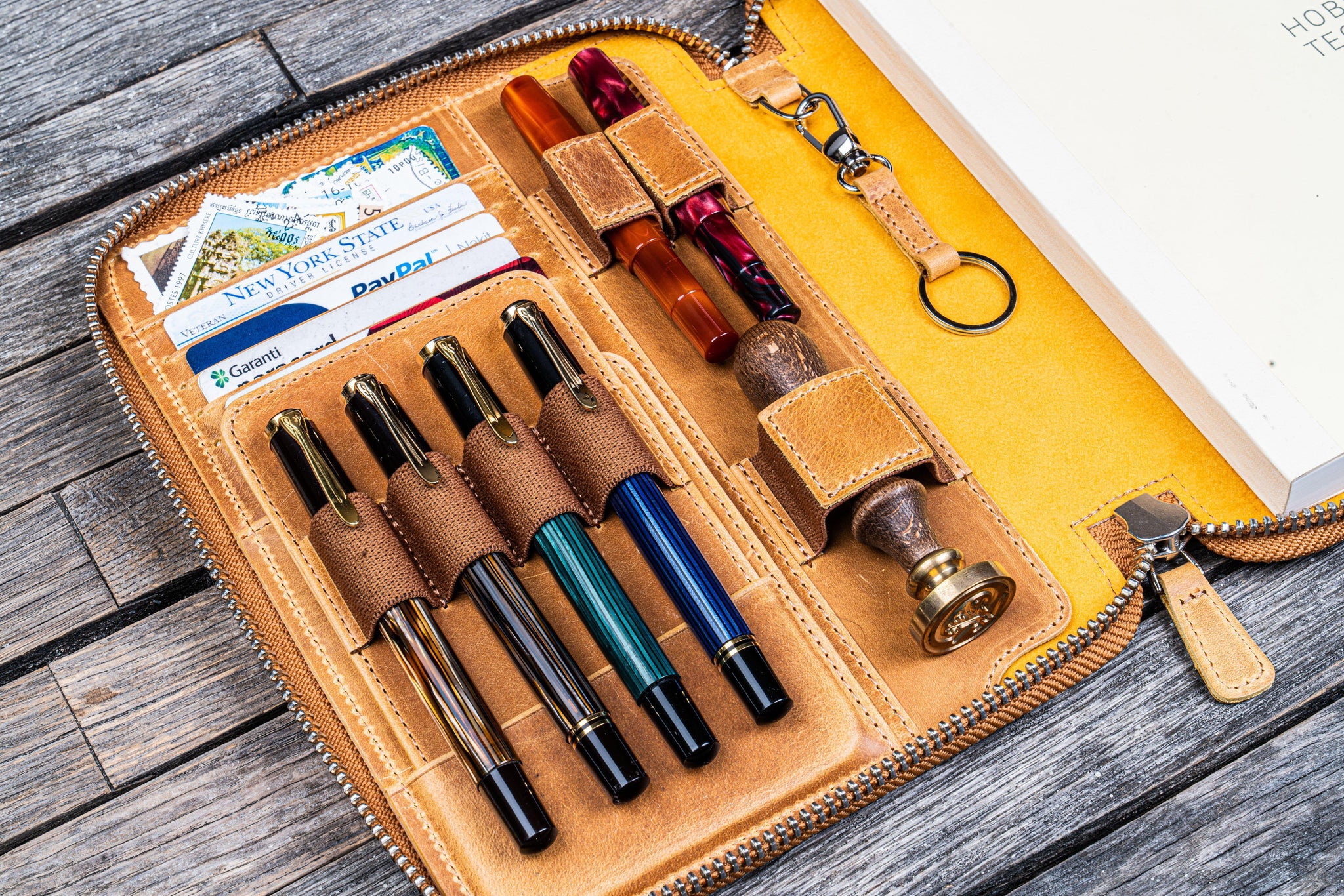 A5 Leather Notebook Cover For iPad Mini - Galen Leather