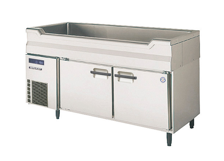 低コールドテーブル＆舟形シンク付コールドテーブル モデルチェンジ