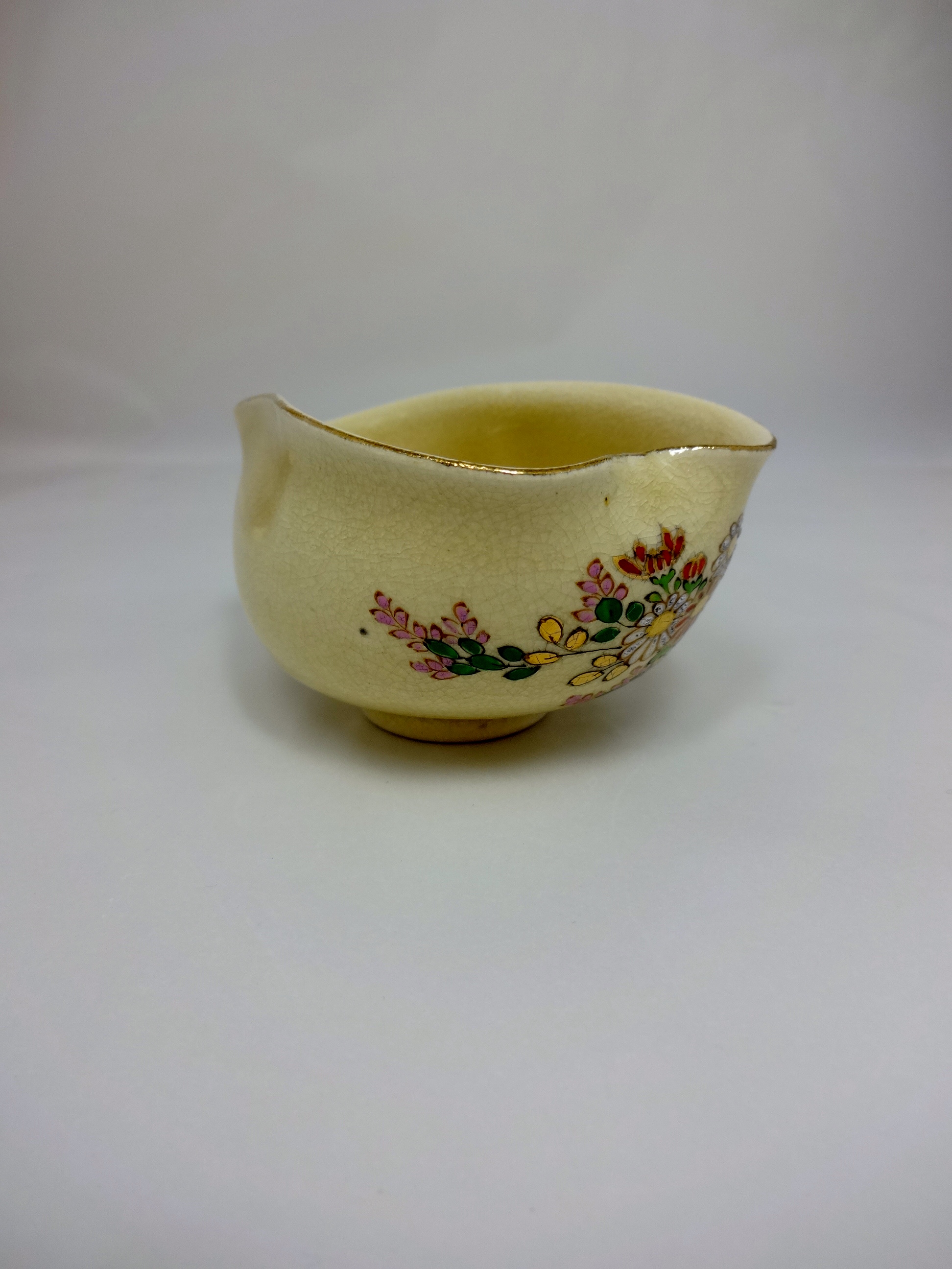 茶道具・古道具・煎茶道具・薩摩焼・色絵湯冷 茶道具・古道具・古美術