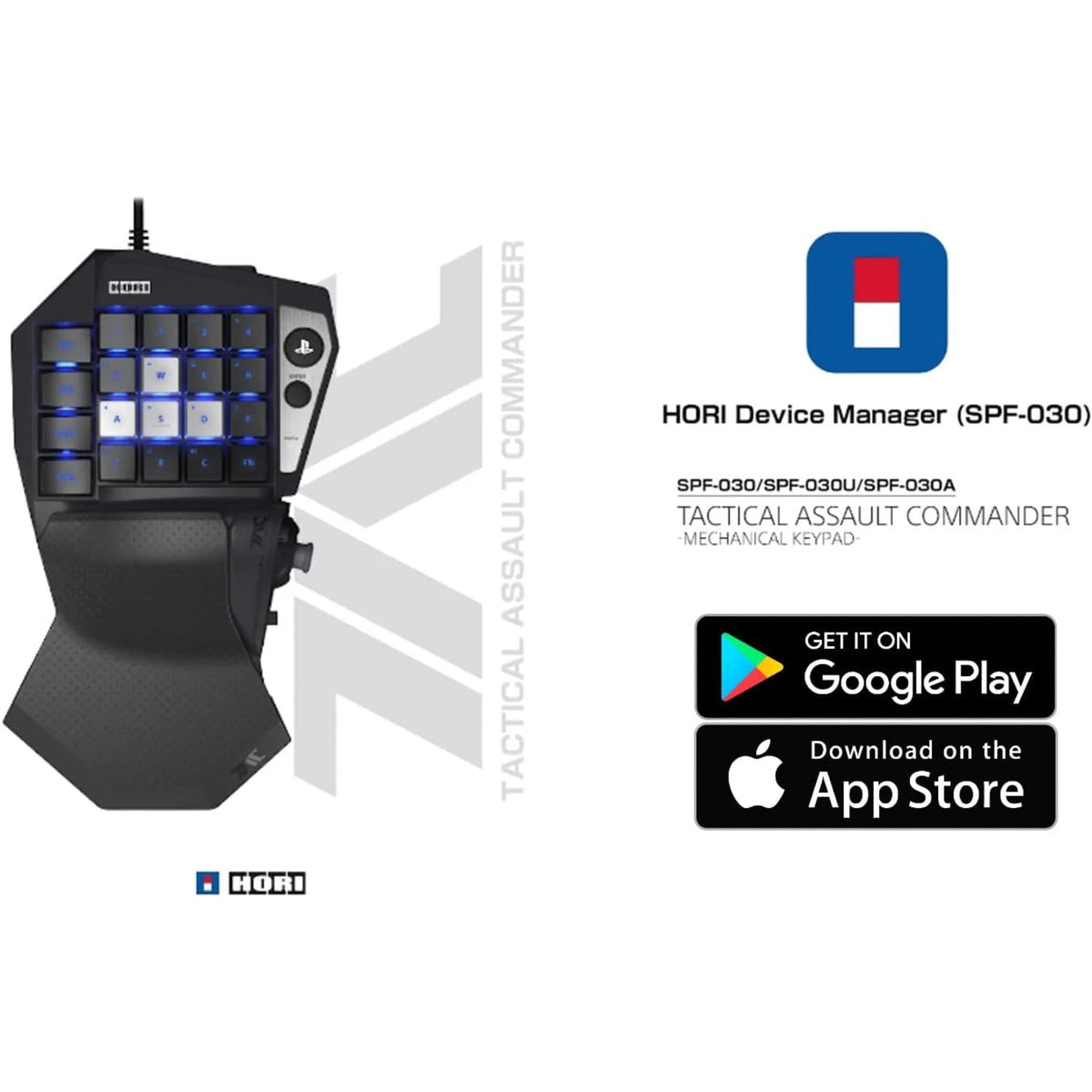 HORI Tactical Assault Commander Mechanical Keypad for PS5, PS4 and PC