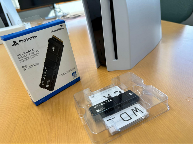 最大4TBの大容量で大作もドンと来い！PS5用SSD「WD_Black SN850P」は