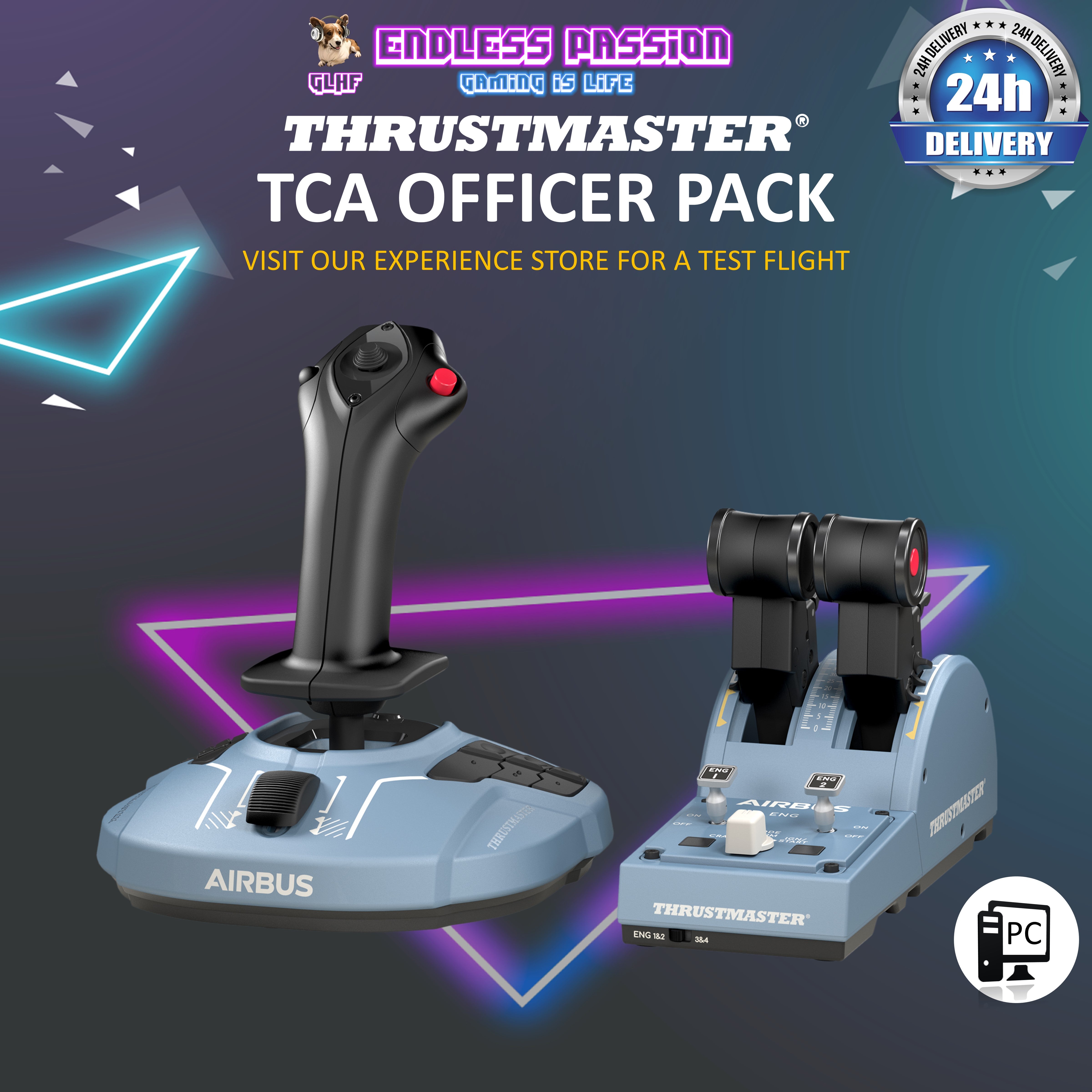 Thrustmaster TCA Officer Pack Airbus Edition – Endless Passion
