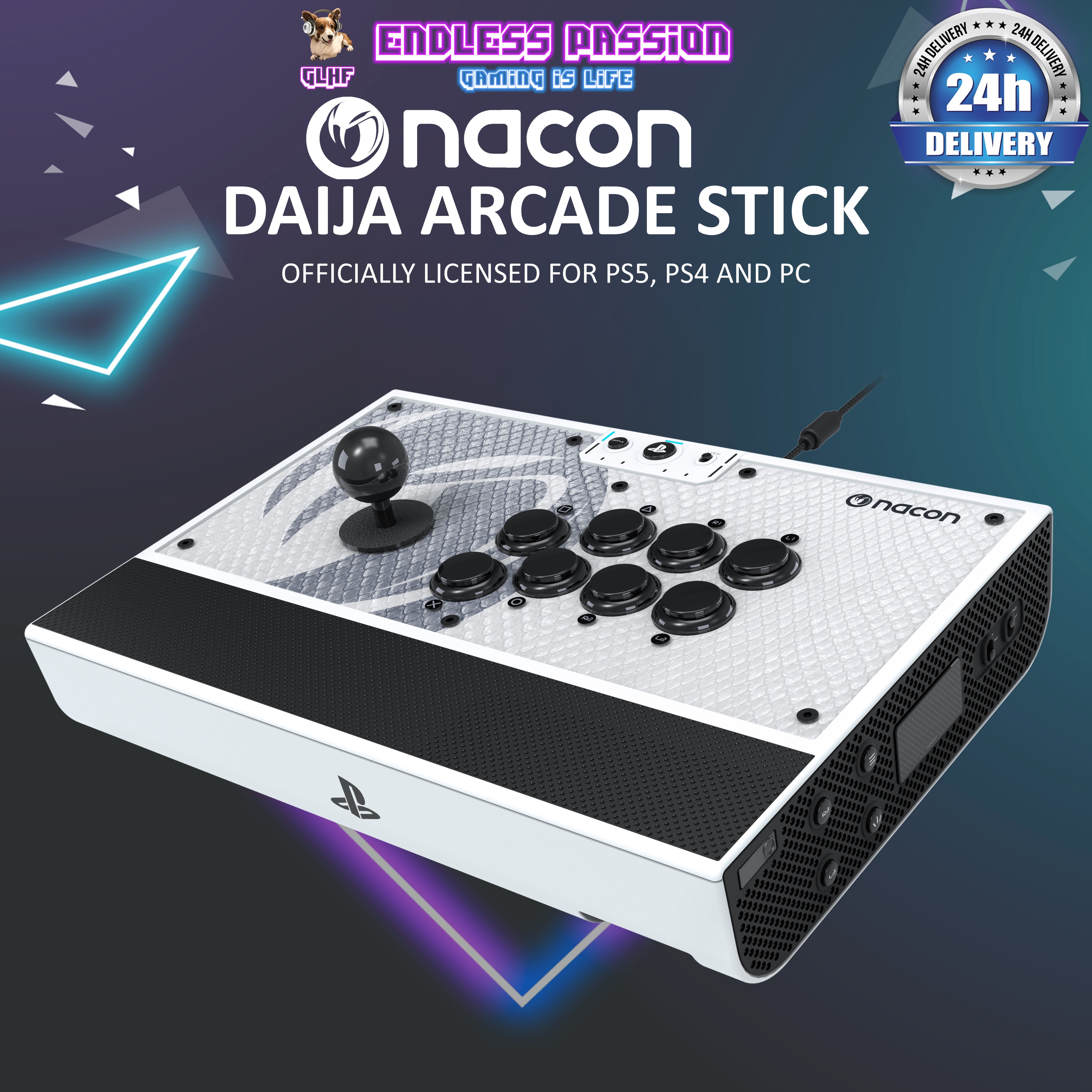 NACON Daija Arcade Fight Stick Officially Licensed for PlayStation