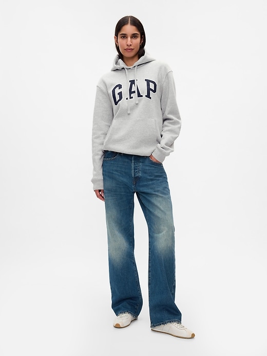 Adult VintageSoft Arch Logo Hoodie | Gap