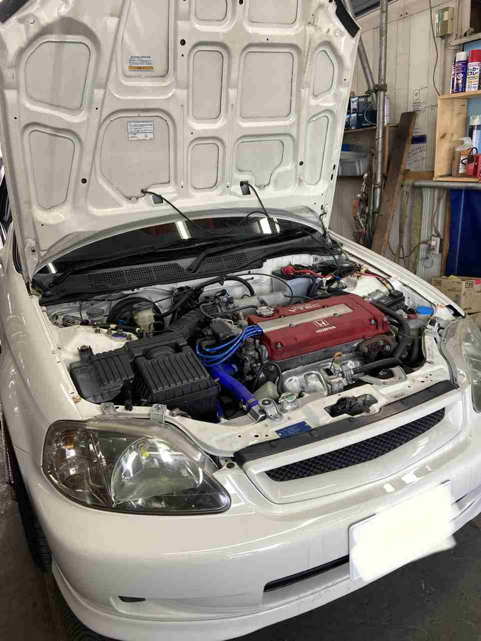 EK9 シビックタイプR エンジンマウント交換 | garageFK