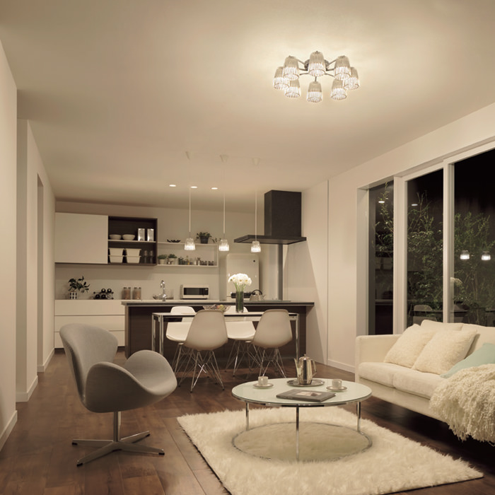 Umbrella シャンデリア LED対応 4灯 Umbrella シャンデリア LED対応 4