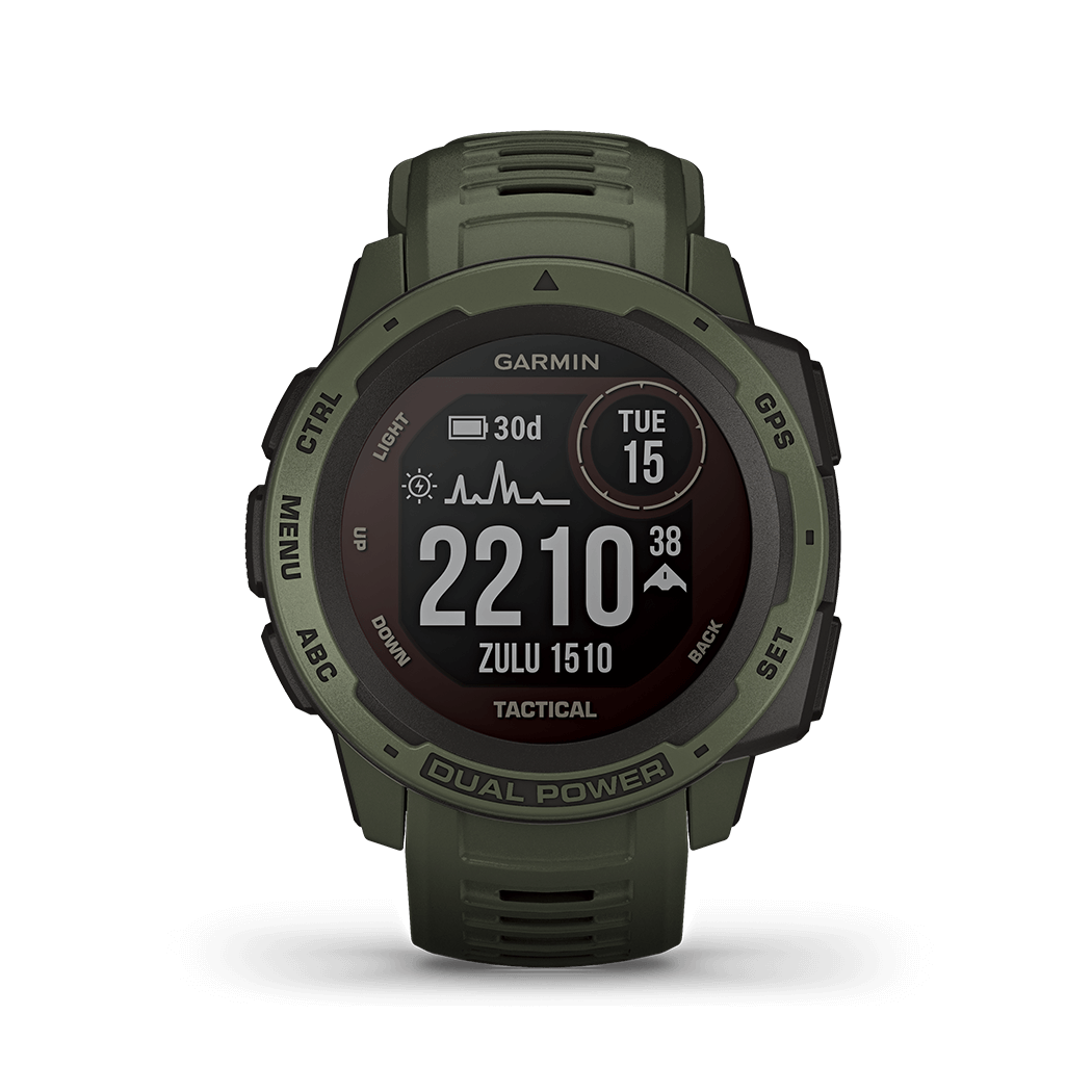 Instinct Dual Power Tactical Edition | スマートウォッチ | Garmin 日本