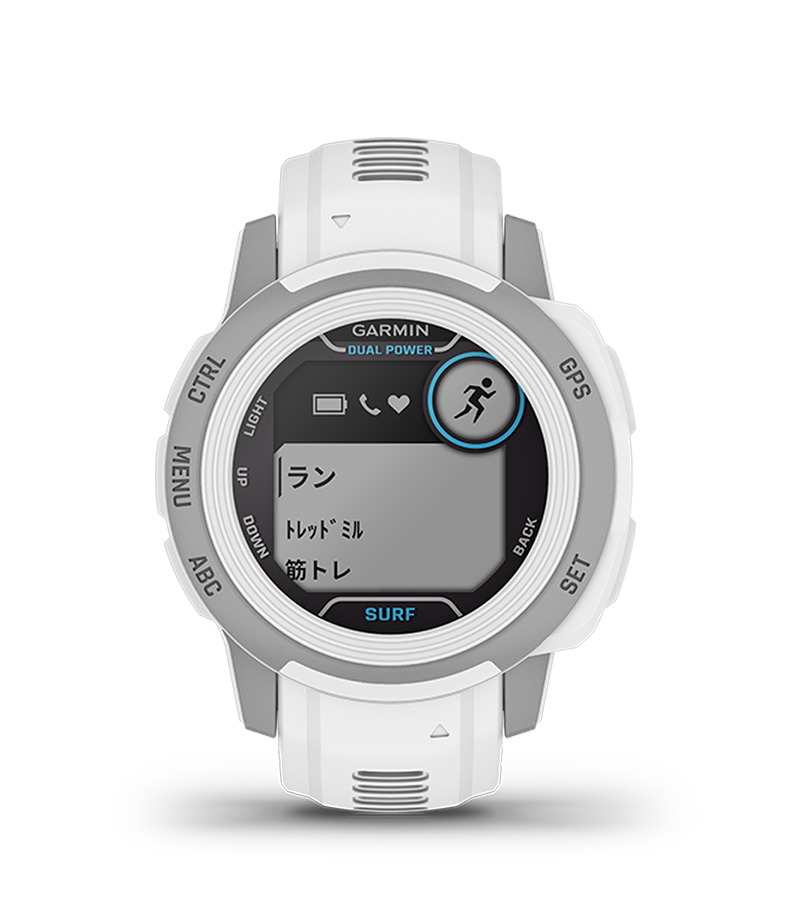 Instinct 2S Dual Power Surf Edition | スマートウォッチ | Garmin 日本