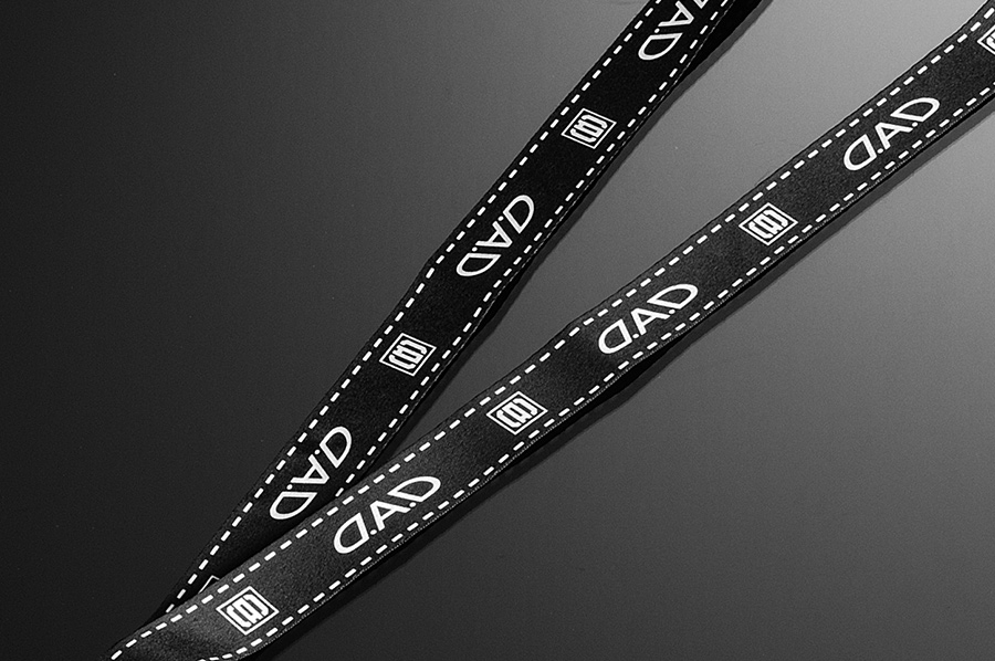 ネックストラップ ブラック×ホワイト【HA523】 / ファッション