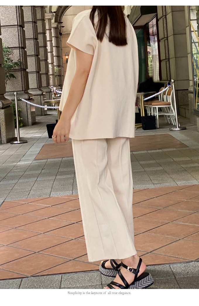 サマーニットセットアップ【7i-831-04698】