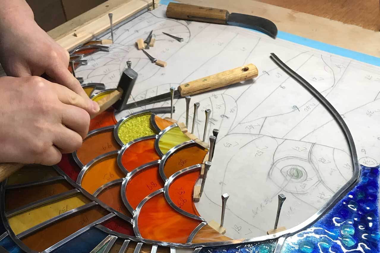 グラスマレライミュージアム伊豆高原／城ヶ崎（トンボ玉体験、ステンド