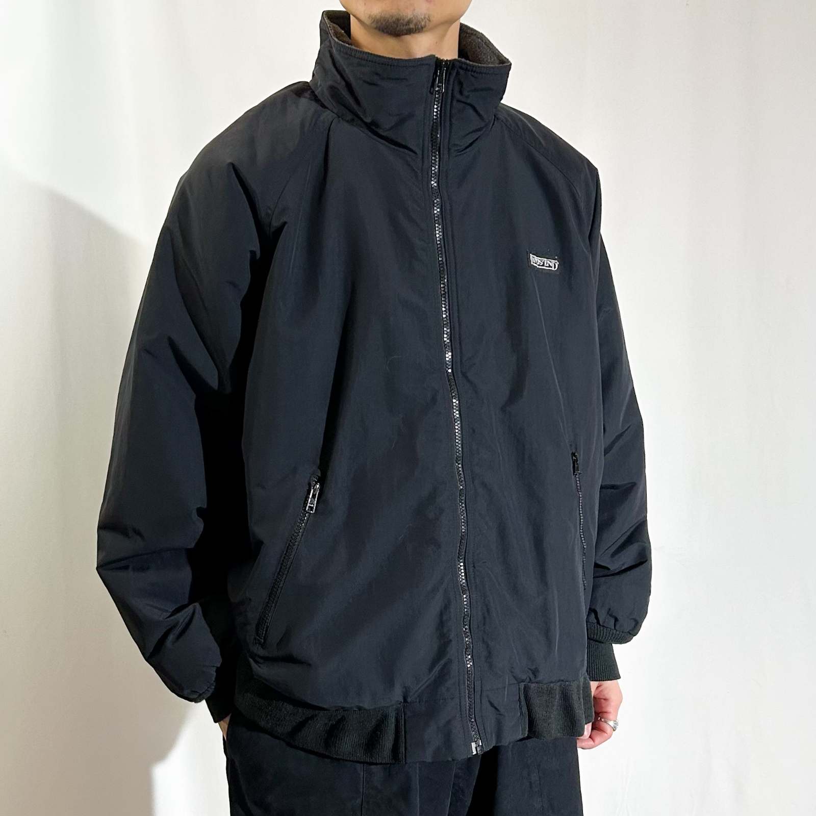 古着–90's Lands' End 裏フリース ナイロン ジャケット – 【古着通販