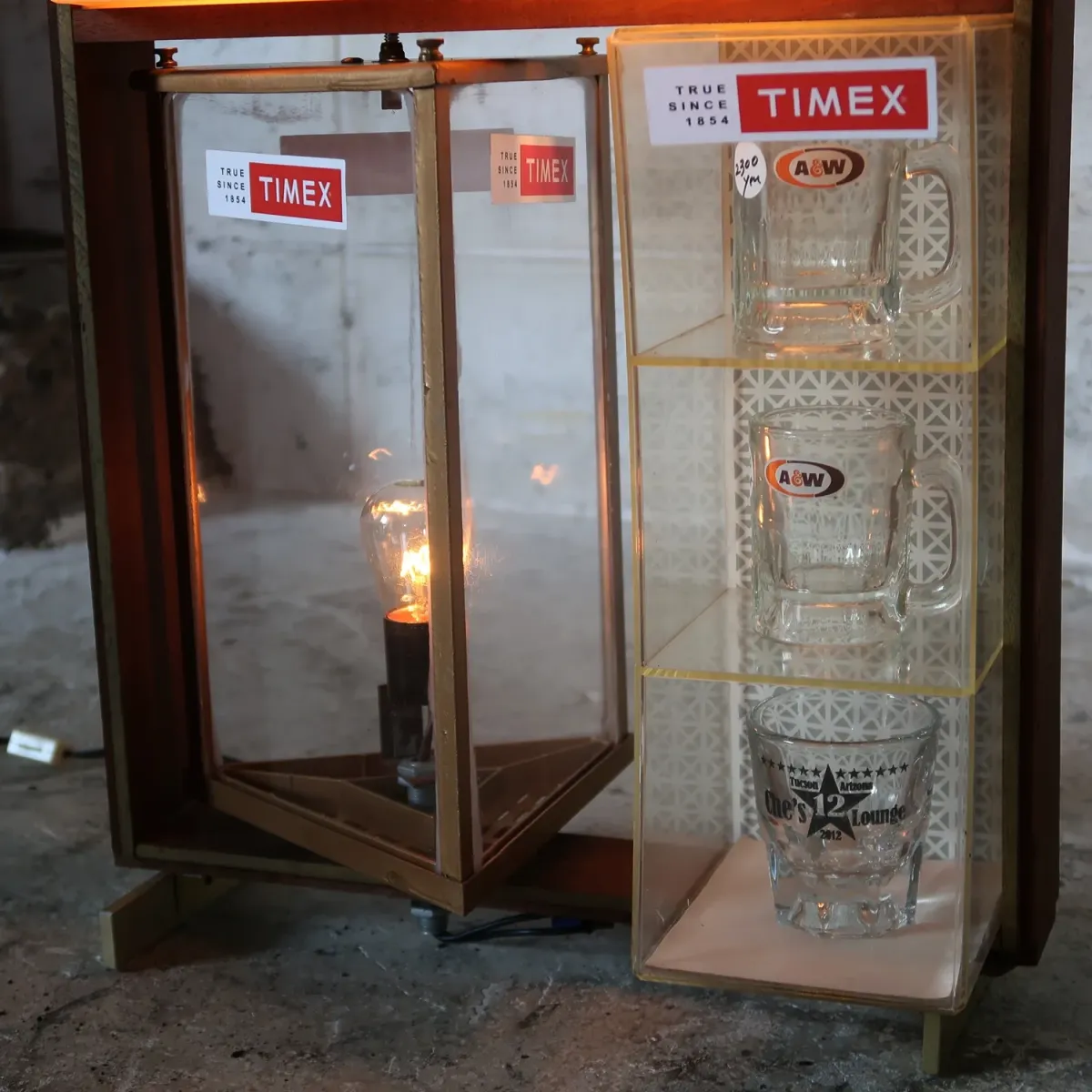 50's TIMEX モーション ショーケース ｜ glow ANTIQUES