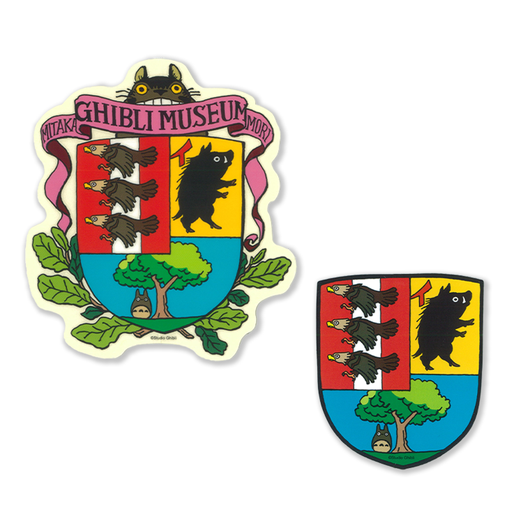 ジブリ美術館オリジナル 紋章ステッカーセット｜三鷹の森ジブリ美術館