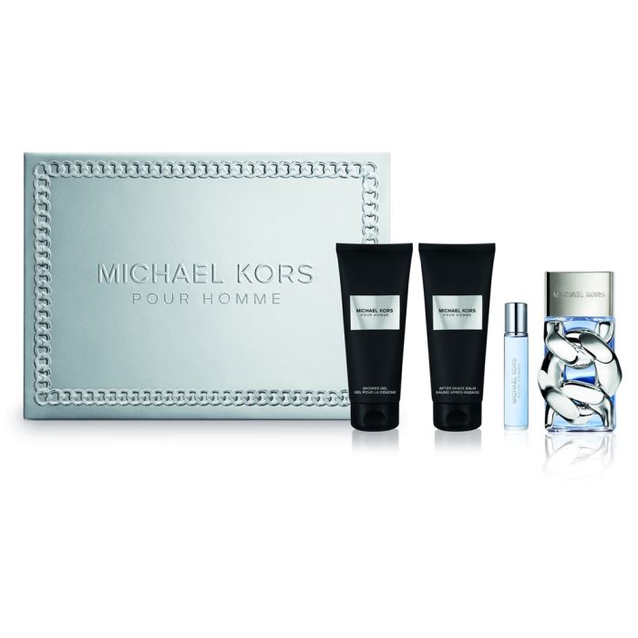 Michael Kors Pour Homme 4pcs Gift Set ( 3.4oz EDP Spray + 3.4oz