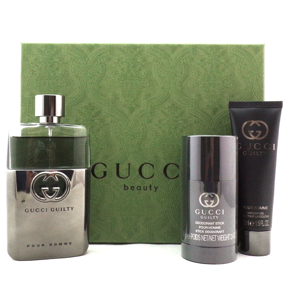 Buy Gucci Guilty 3Pcs Gift Set for Men, Set Includes: 3.0 oz Eau