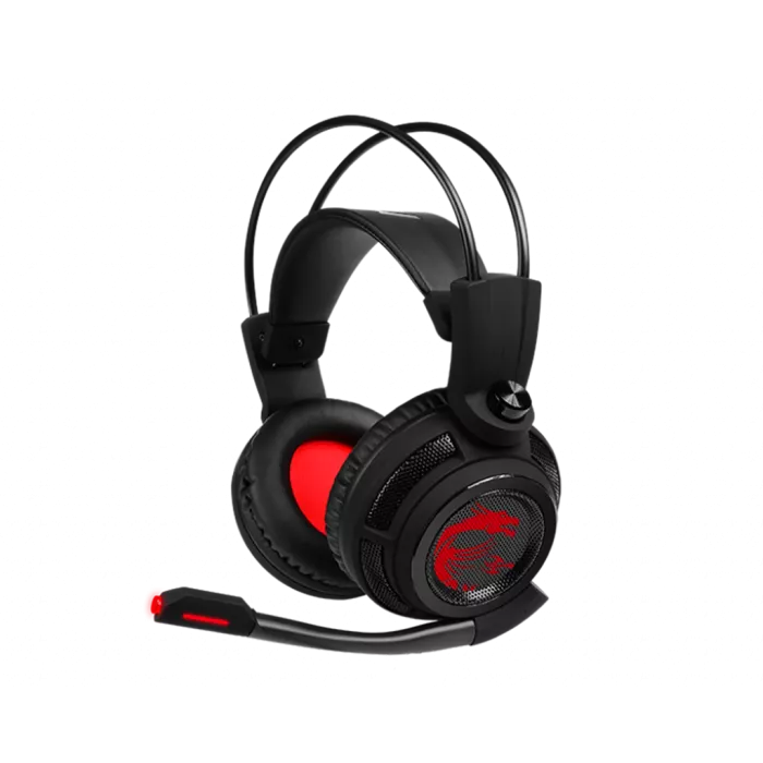 MSI DS502 Gaming Headset - Immersive Audio & Comfort | GigaParts.com
