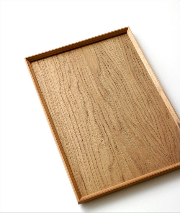 トレー トレイ 木製 お盆 チーク材 ウレタン仕上げ 天然木 シンプル