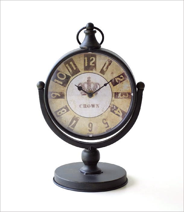 置き時計 置時計 アンティーク おしゃれ レトロ アナログ 卓上