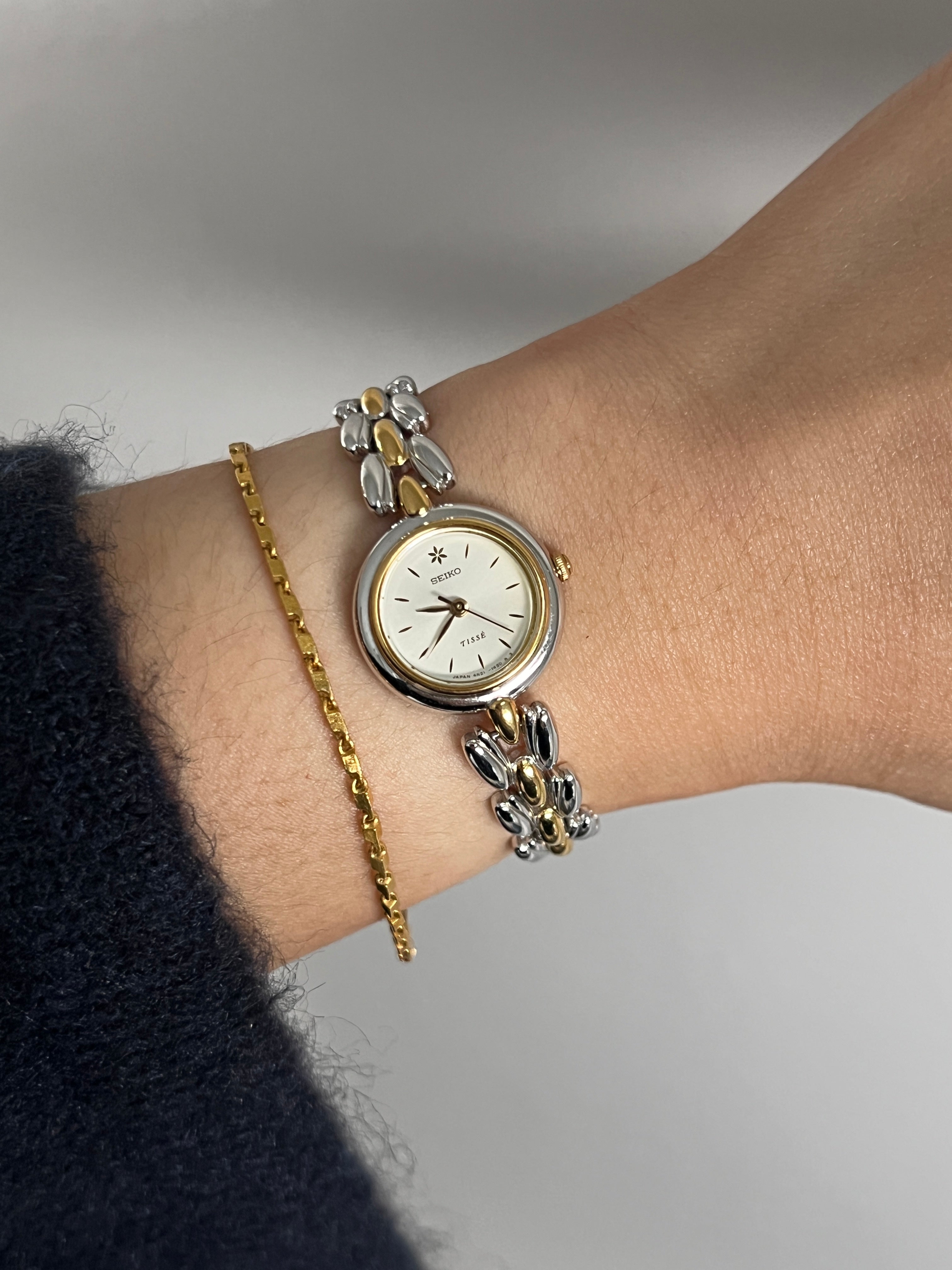 Seiko Tisse Two Tone Women's Watch – The Gilded Hour