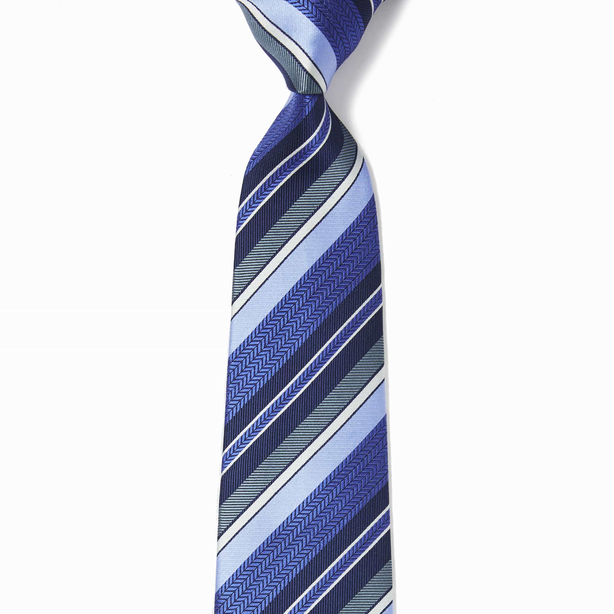 マルチストライプ(ネイビー): ネクタイ | 銀座田屋