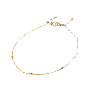 GSTV K18YG ピコチェノワ アレンジアンクレット 長さ 約25cm 幅 約0.8