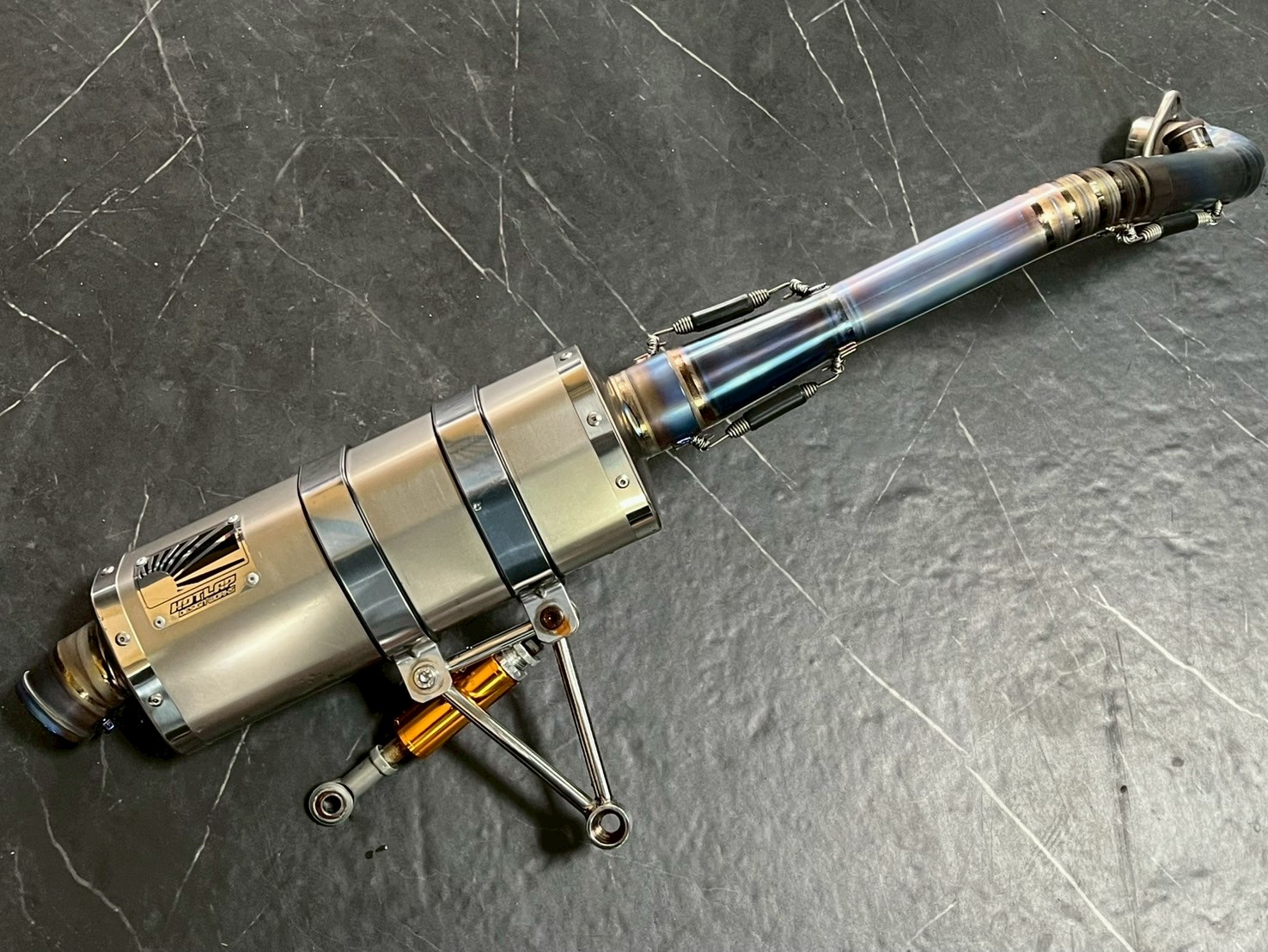 ホットラップ HOTLAP×KN チャンピオンマフラー チタン｜シグナスx