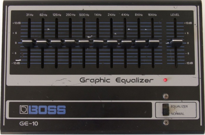 Boss GE-10 Graphic EQ Pedal Settings - Guitar Chalk